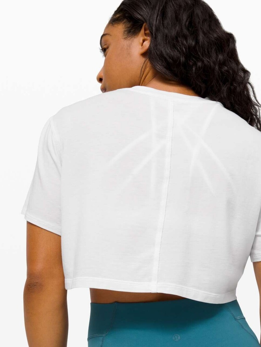 Lululemon All Yours Crop Tee White - Picture 5 of 8
